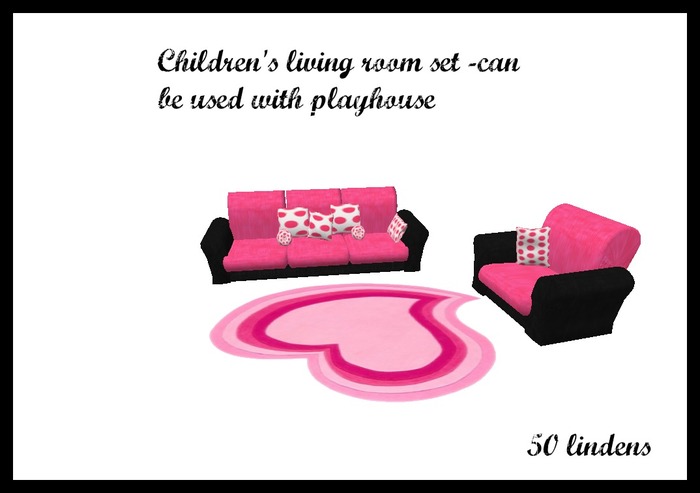 PLAYHOUSE living room set