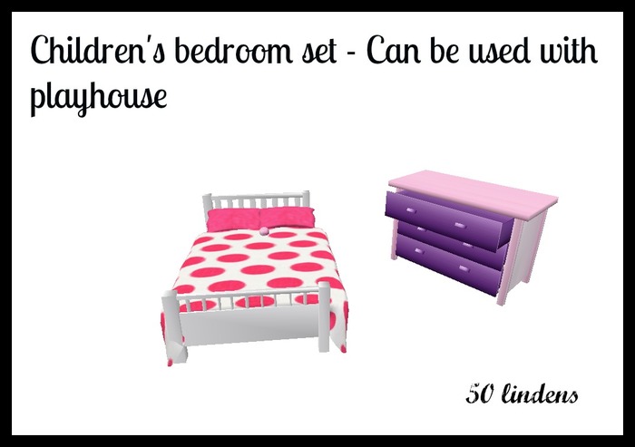 PLAYHOUSE BEDroom set