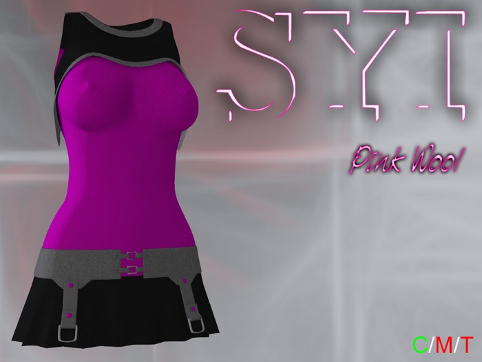 [SYI] - Wool Dress - Pink