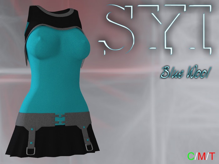 [SYI] - Wool Dress - Blue