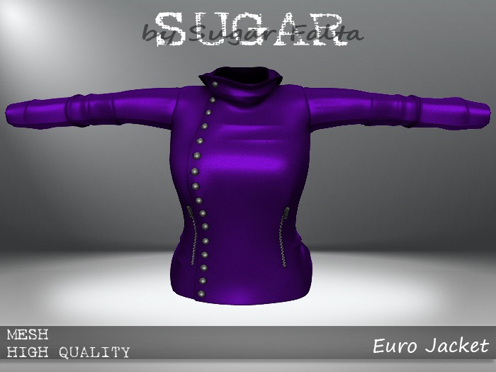 SUGAR - Euro Jacket - PURPLE