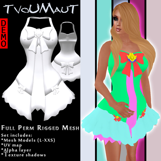 DEMO_BabyDoll Dress_(Full Perm/Rigged Mesh)