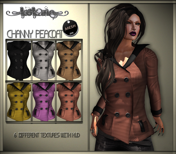 =kk= Channy Peacoat-