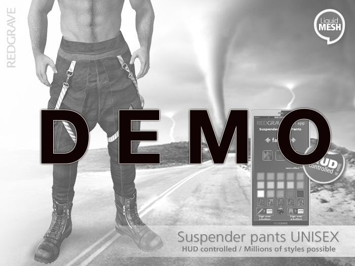 DEMO LQMesh Suspender CargoPants / Edition 1 - REDGRAVE