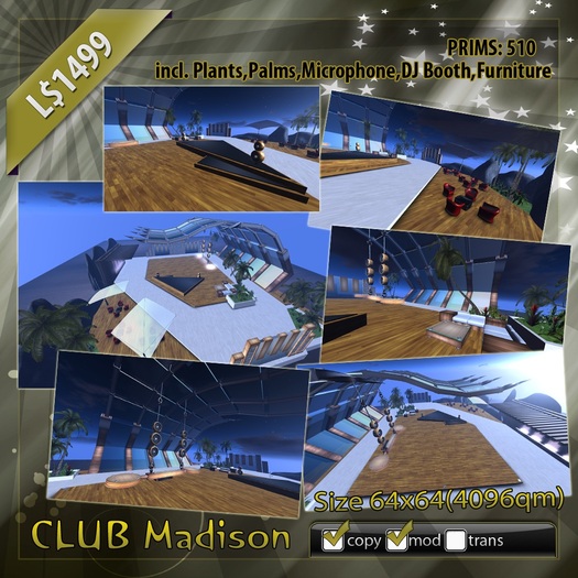 Club Madison 64x64 4096sqm
