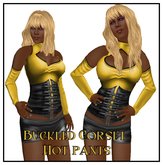 Buckled Hot Pants Gold