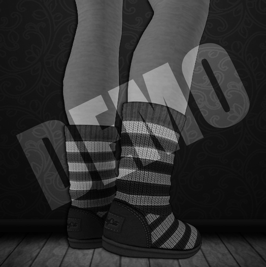 ~Shabby Cat Knit Boots - DEMO~