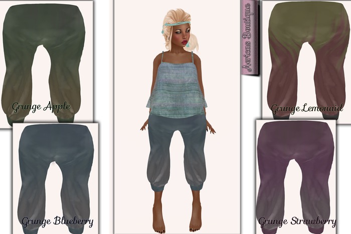 Aericas Boutique Harem Grunge Green