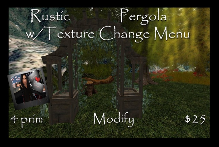 Rutstic Wood Pergola