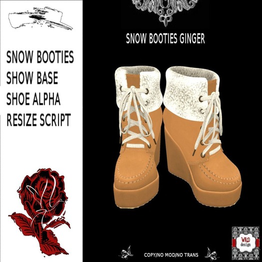 SNOW BOOTIES-GINGER