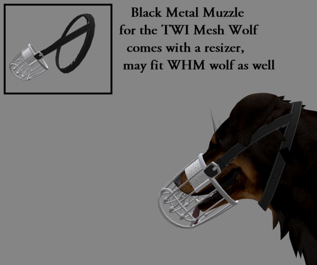 Black Metal muzzle