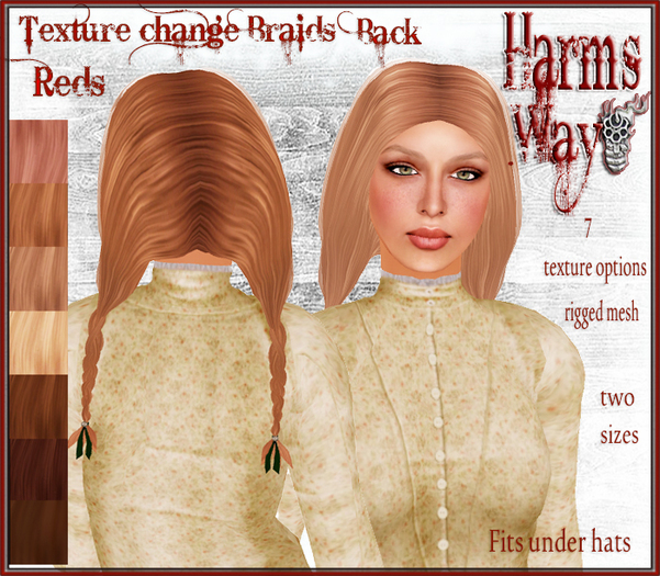 Harm's Way Lizzy Hair texture change