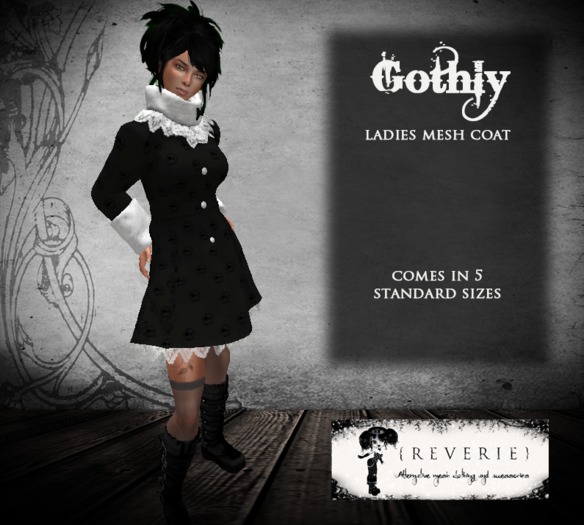 {REVERIE} Mesh Coat - Gothly