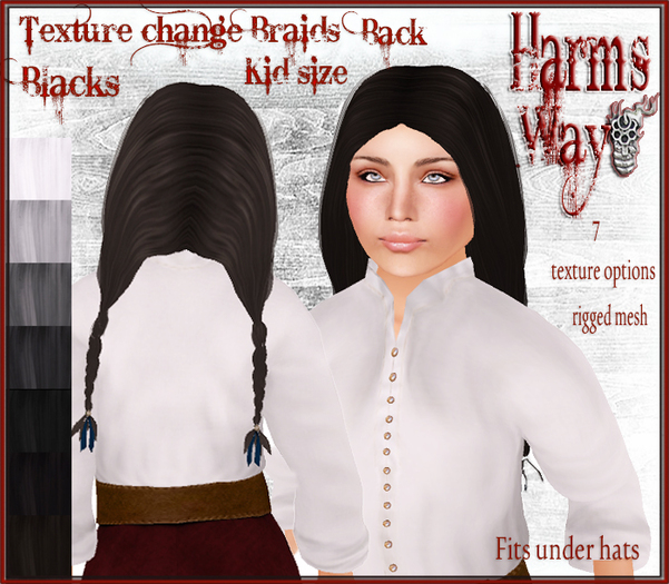 Harm's Way Desert Rose Texture Change Hair DEMO