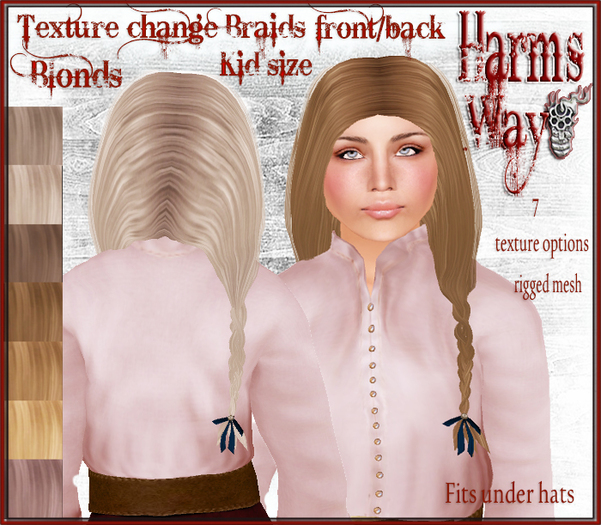 Harm's Way Desert Rose Texture Change Hair DEMO
