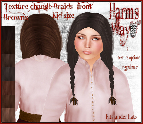 Harm's Way Lizzy Hair texture change