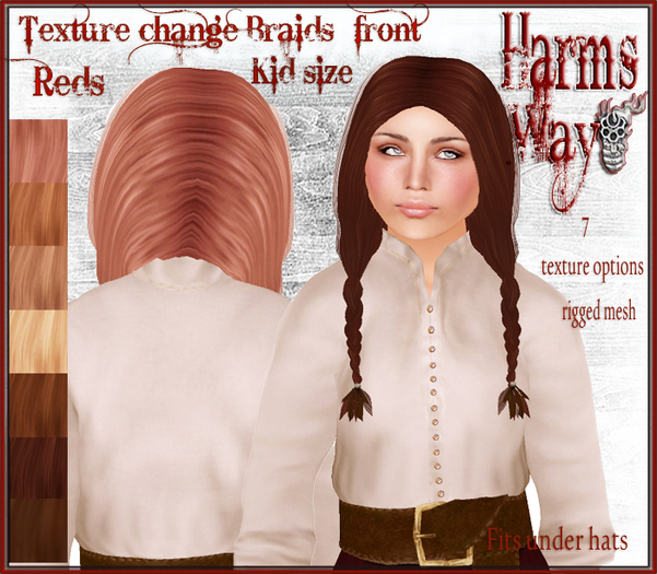 Harm's Way Desert Rose Texture Change Hair DEMO