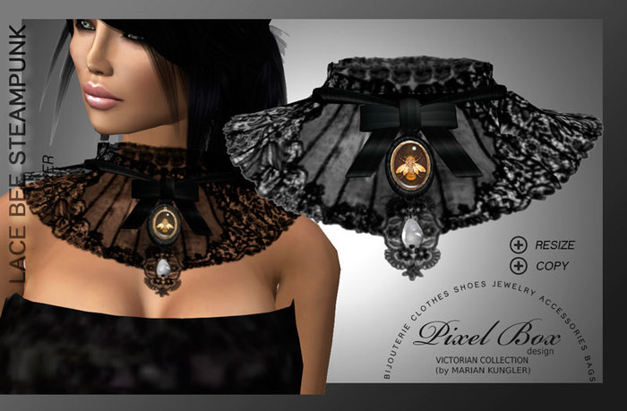 PIXEL BOX - Choker Bee Steampunk (box)