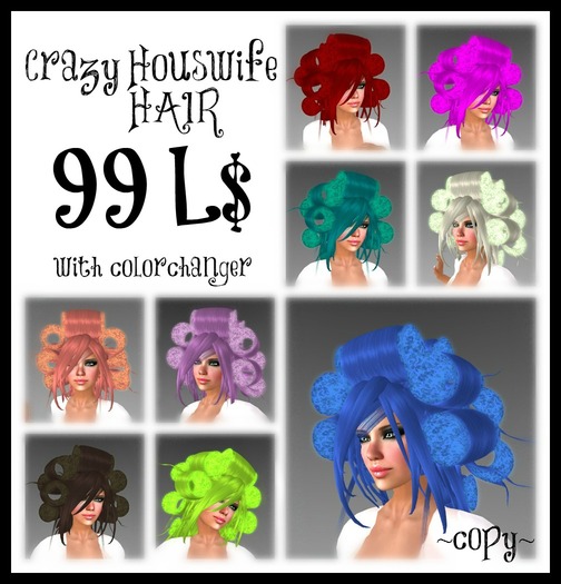 CRAZY HOUSEWIFE HAIR (BOXED)