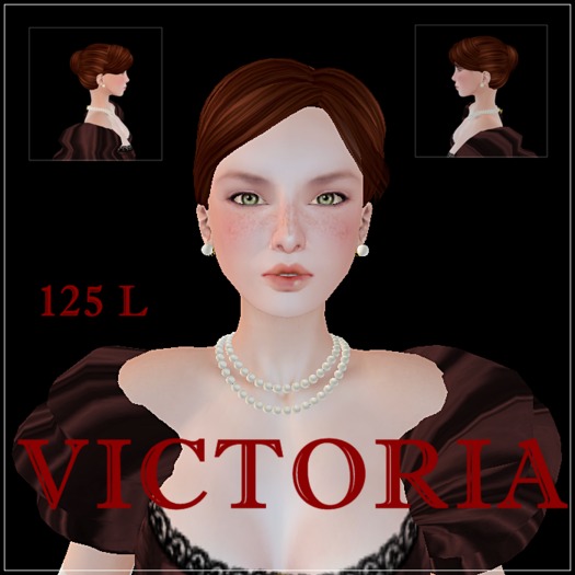 "Victoria" Hair (Victorian style) Copper
