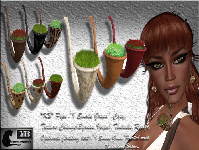 *KB* Pipe  " I Smoke Grass"