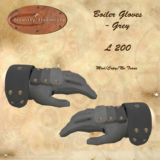 Boiler Gloves - Grey