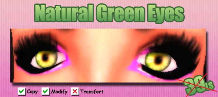 Eyes - Natural Green