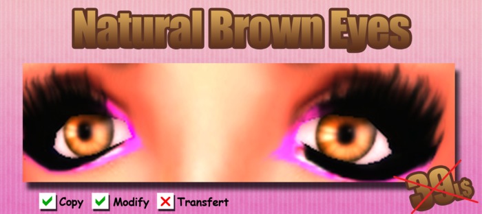 Eyes - Natural Brown