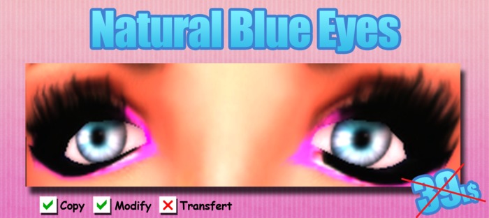 Eyes - Natural Blue