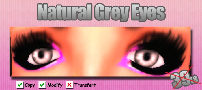 Eyes - Natural Grey