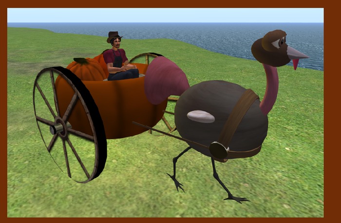 Wingsong Pumpkin Carriage with Turkey RIDE LITE