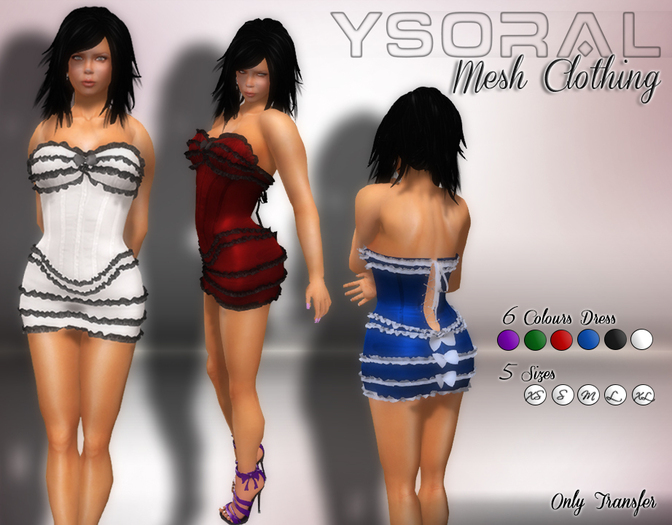.:Ysoral Mesh Clothing:.  6 holding Sexy dress