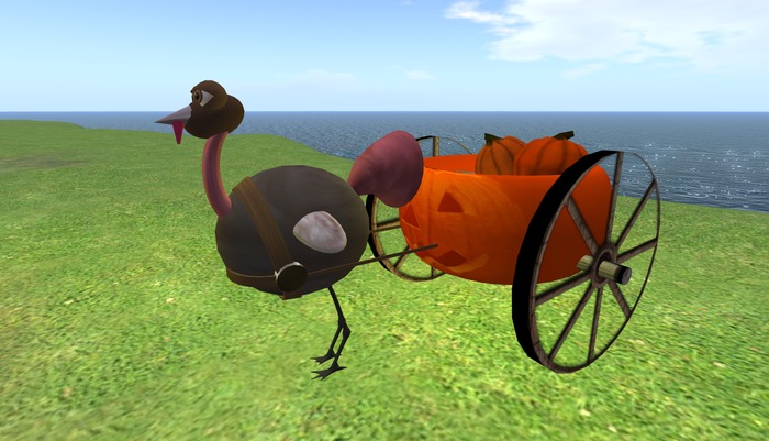 Wingsong JackOLantern Carriage with Turkey RIDE Box