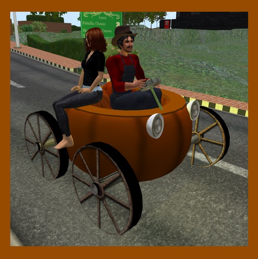 Wingsong Pumpkin Carriage 4 Wheels Box