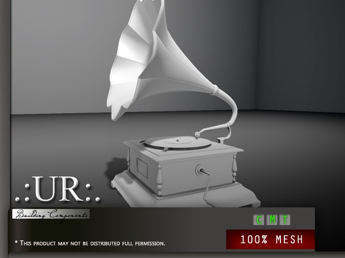 .:UR:. Victorian Gramophone (full perm mesh)