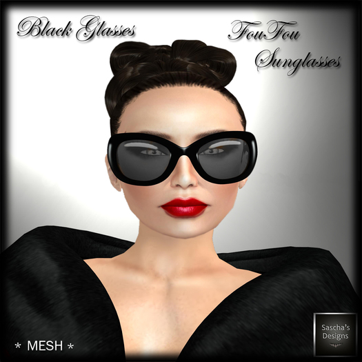SAS - FouFou Sunglasses (Black Glasses)