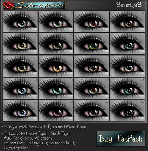 *{ SeVered GarDeN }* SeverEyes FATPACK