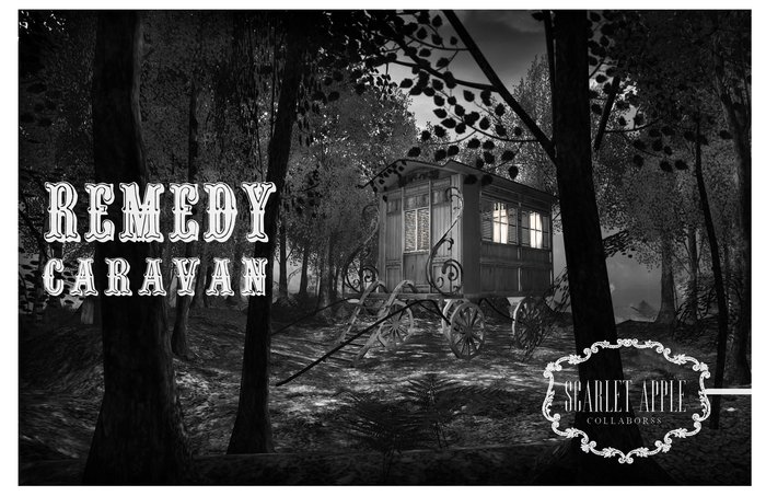 Scarlet Creative Remedy Caravan Wagon Mesh Prefab