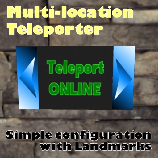 Multi-location Landmark Teleporter v1.3 (copy model) - by Garth