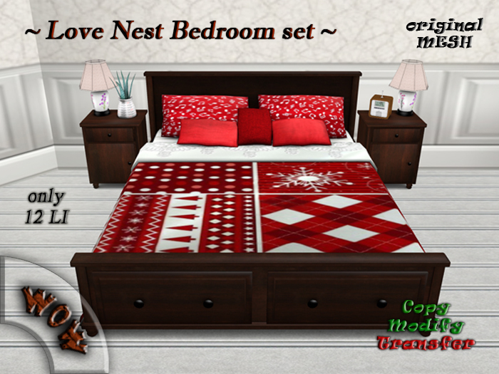~ Love Nest Bedroom set ~ (PG)