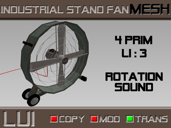 Industrie Trommelventilator [Mesh] Trans