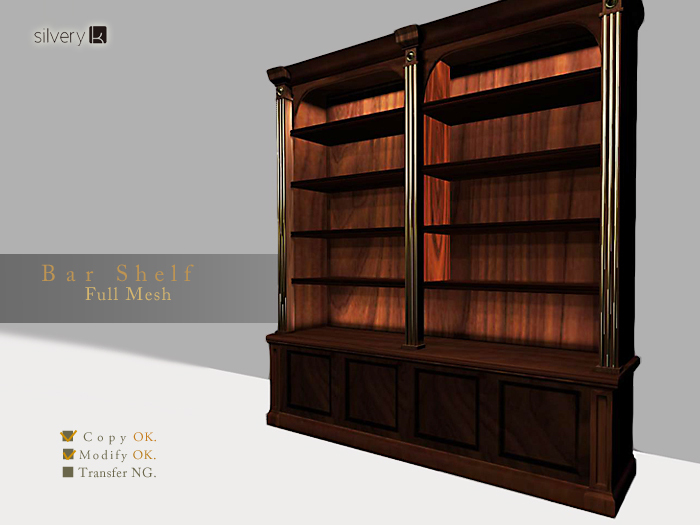*:..Silvery K..:*Bar Shelf(Mesh) 