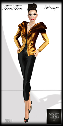 SAS - FouFou Bronze Pants Outfit (Mesh)