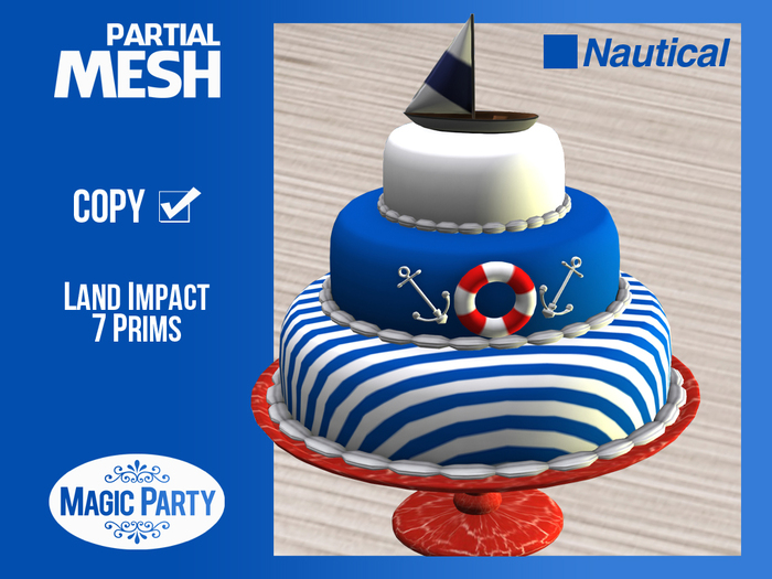 Birthday - Nautical ::: Ahoy Cake