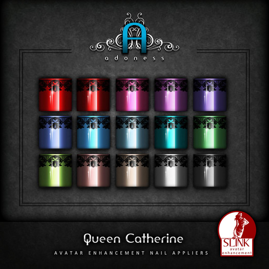 adoness: Slink Avatar Enhancement Nails: Queen Catherine