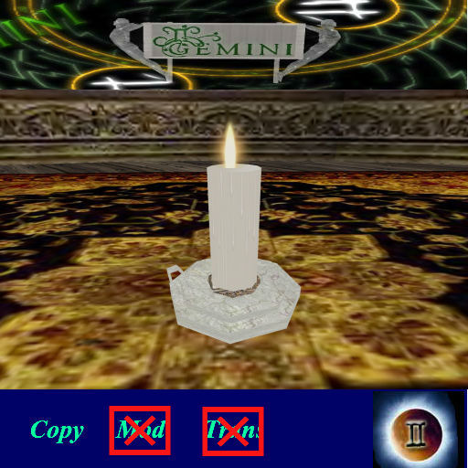 Candle/w flame