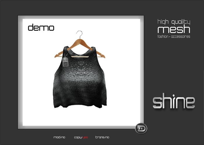 shine by [ZD] - MESH - "Anoushka" Party Top - Demo