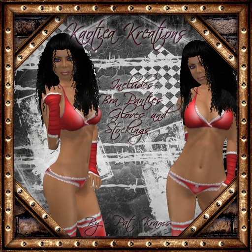 Kaotica - Ruffled Lingerie Red