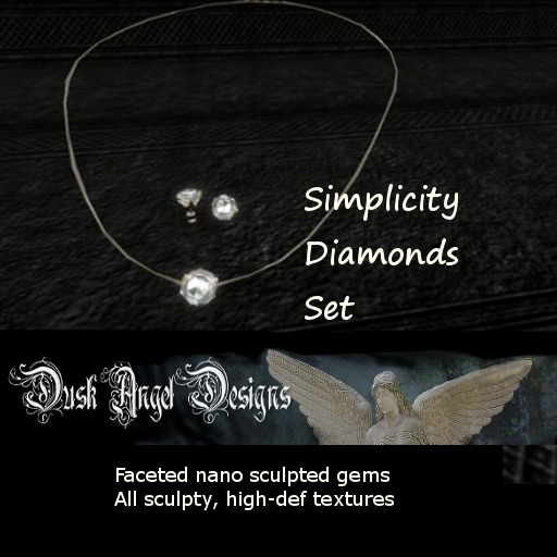 Simplicity Necklace in Diamond