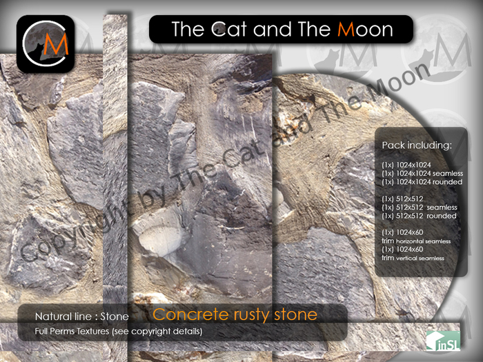 CM - 03 Concrete rusty stone textures